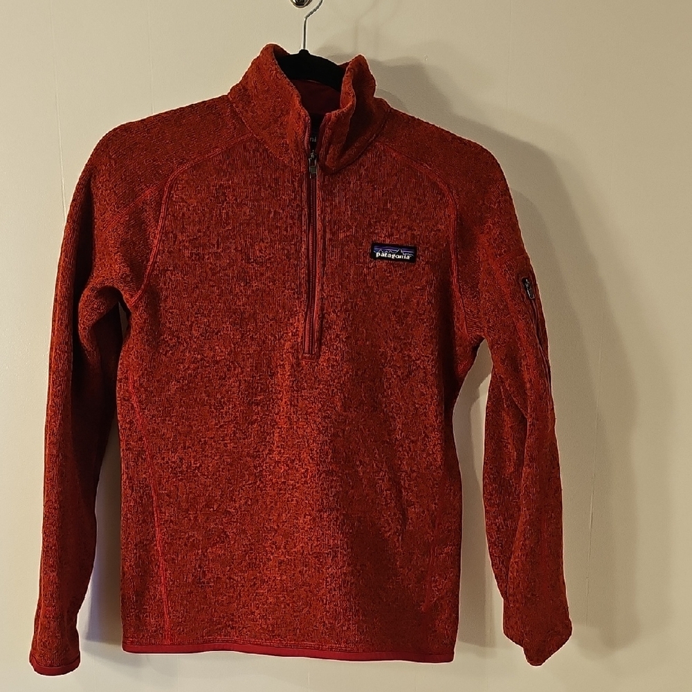 Patagonia Maroon Fleece Pullover